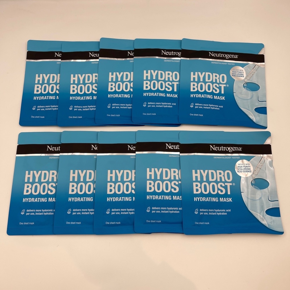 NEW lot of 10 Neutrogena Hydro Boost Hydrating Mask 24g